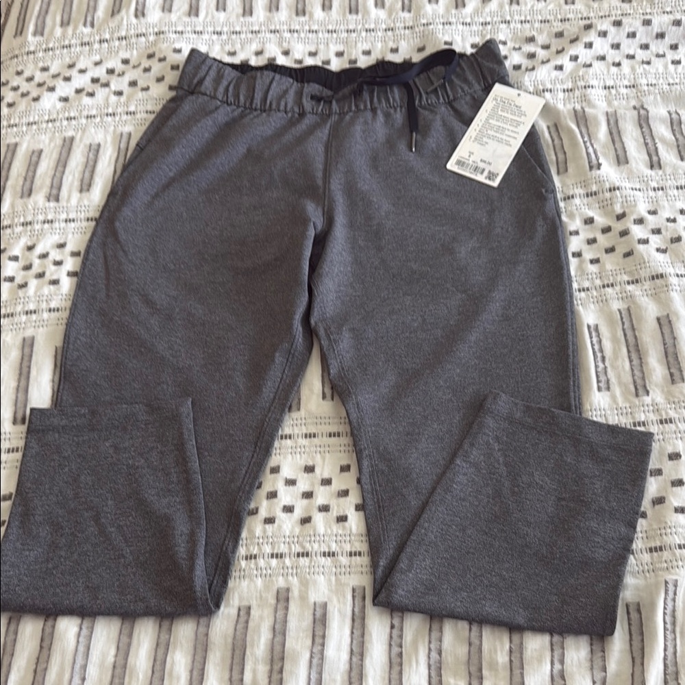 Gray LuluLemon On The Fly Pants